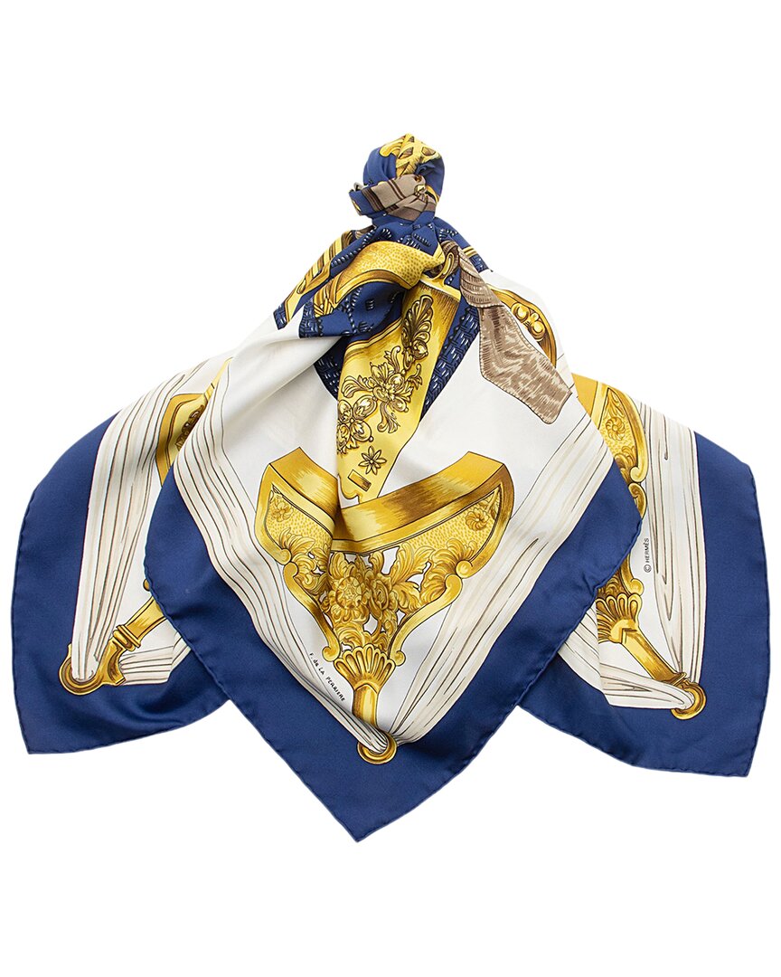 HERMES 실크 에트리에 90cm 스카프
