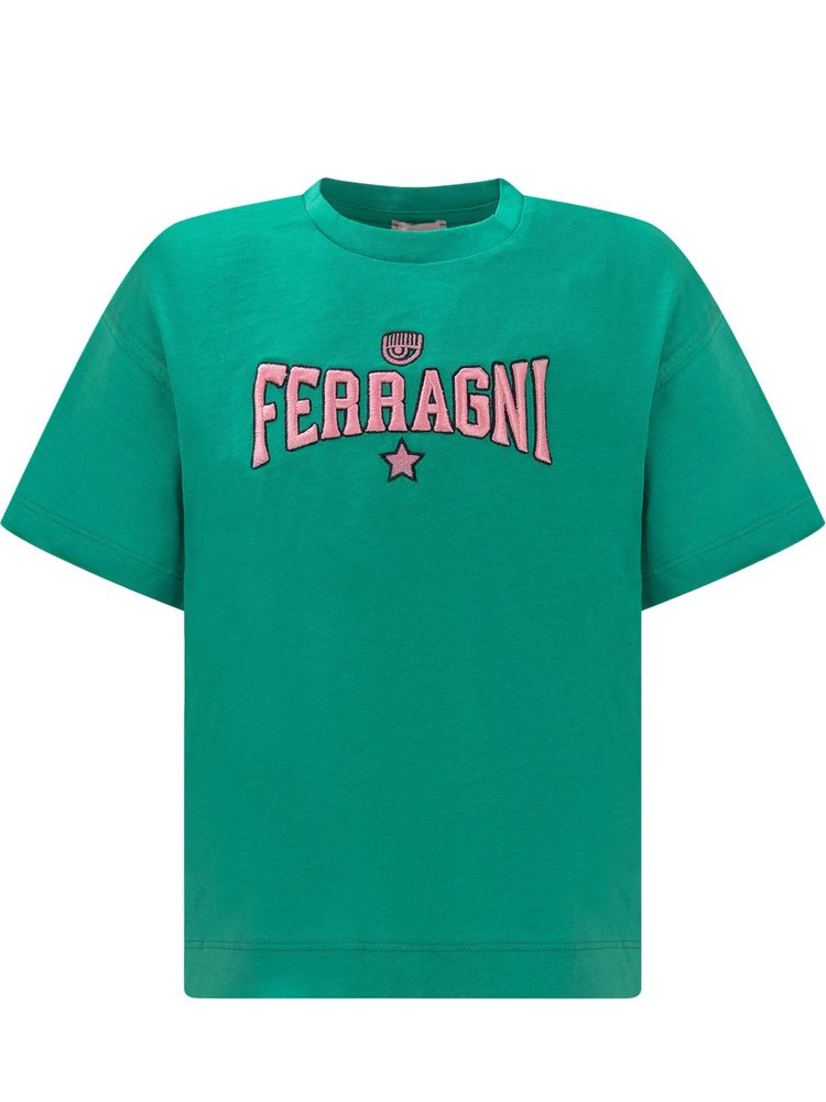 Chiara Ferragni Kids 로고 티셔츠