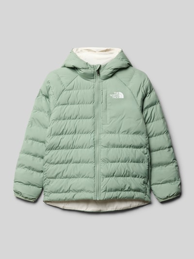 The North Face 레귤러 핏 스텝 자켓 로고 프린트 모델 페리토