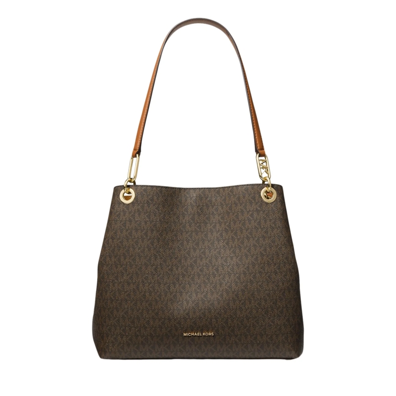 Michael Michael Kors 켄싱턴 대형 숄더 토트 브라운 아콘