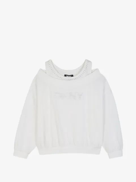 Dkny Kids 로고 프린트 롱슬리브 맨투맨 2세트