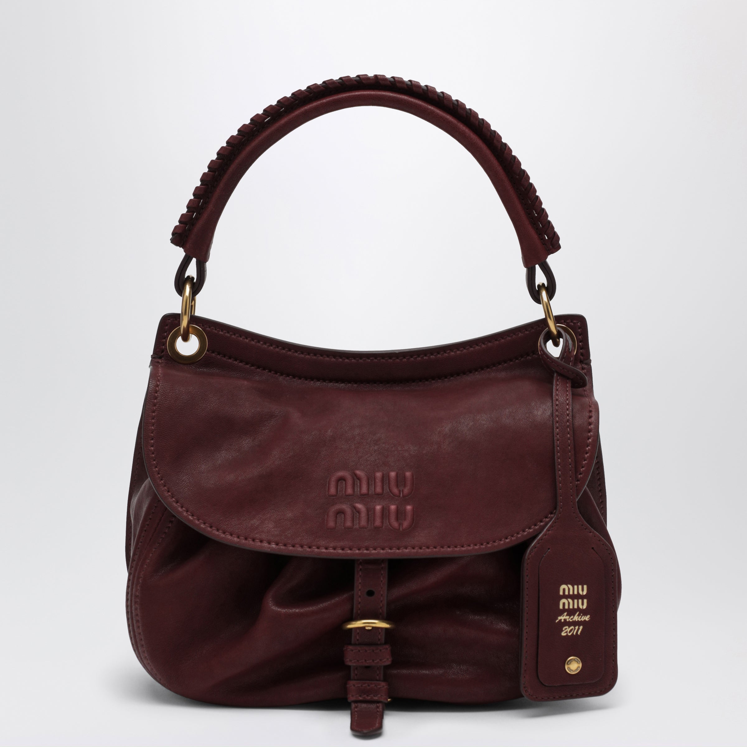 MIU MIU 랑데부 가죽 백