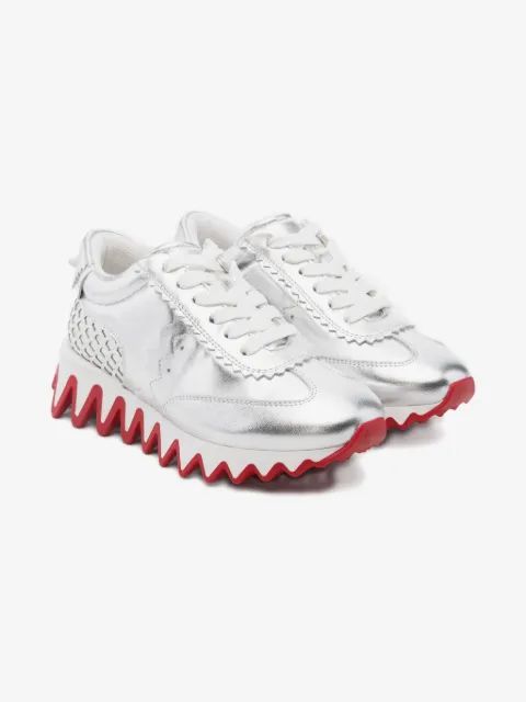 Christian Louboutin Kids 패널 스니커즈