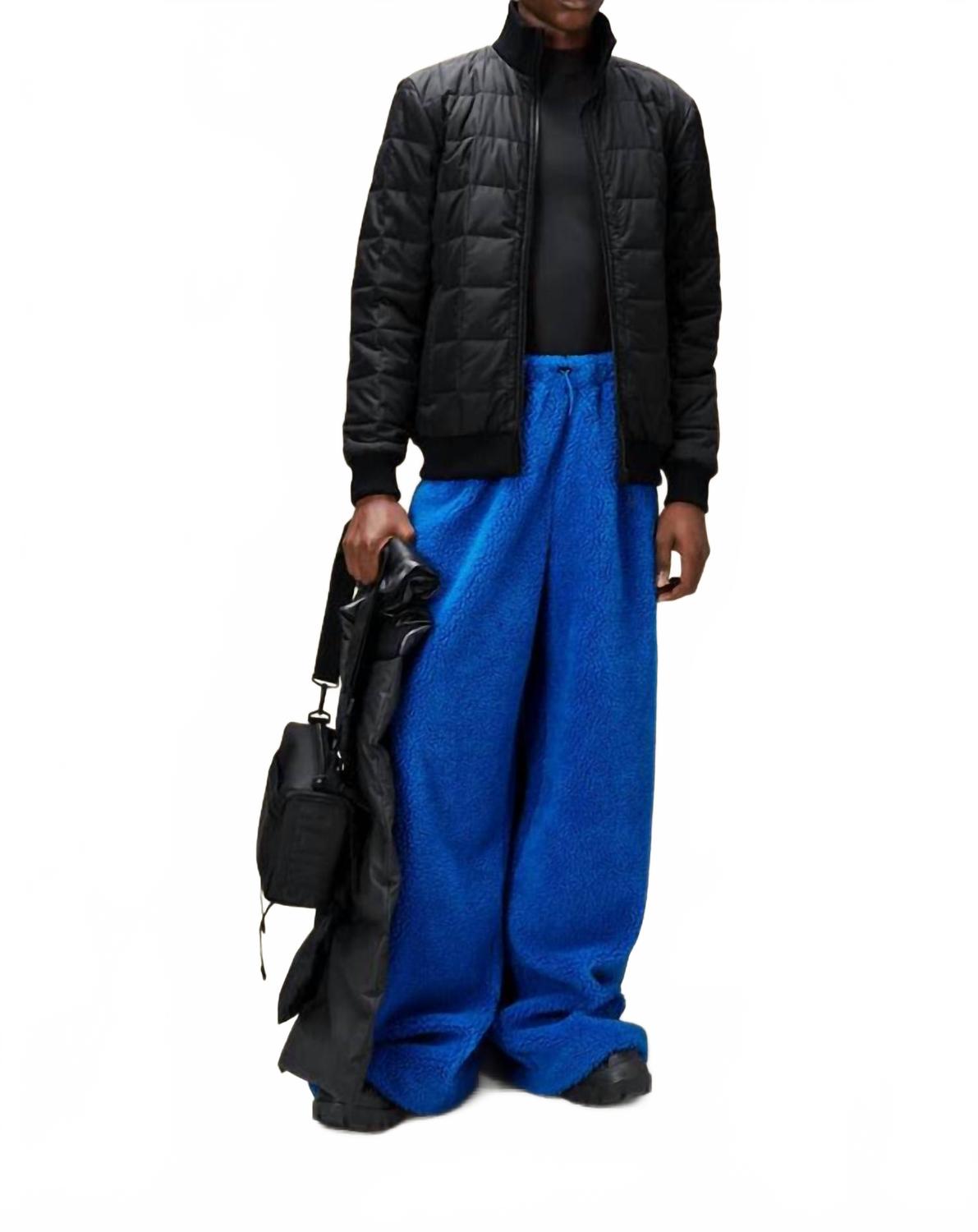 RAINS 라이너 하이 넥 자켓 블랙