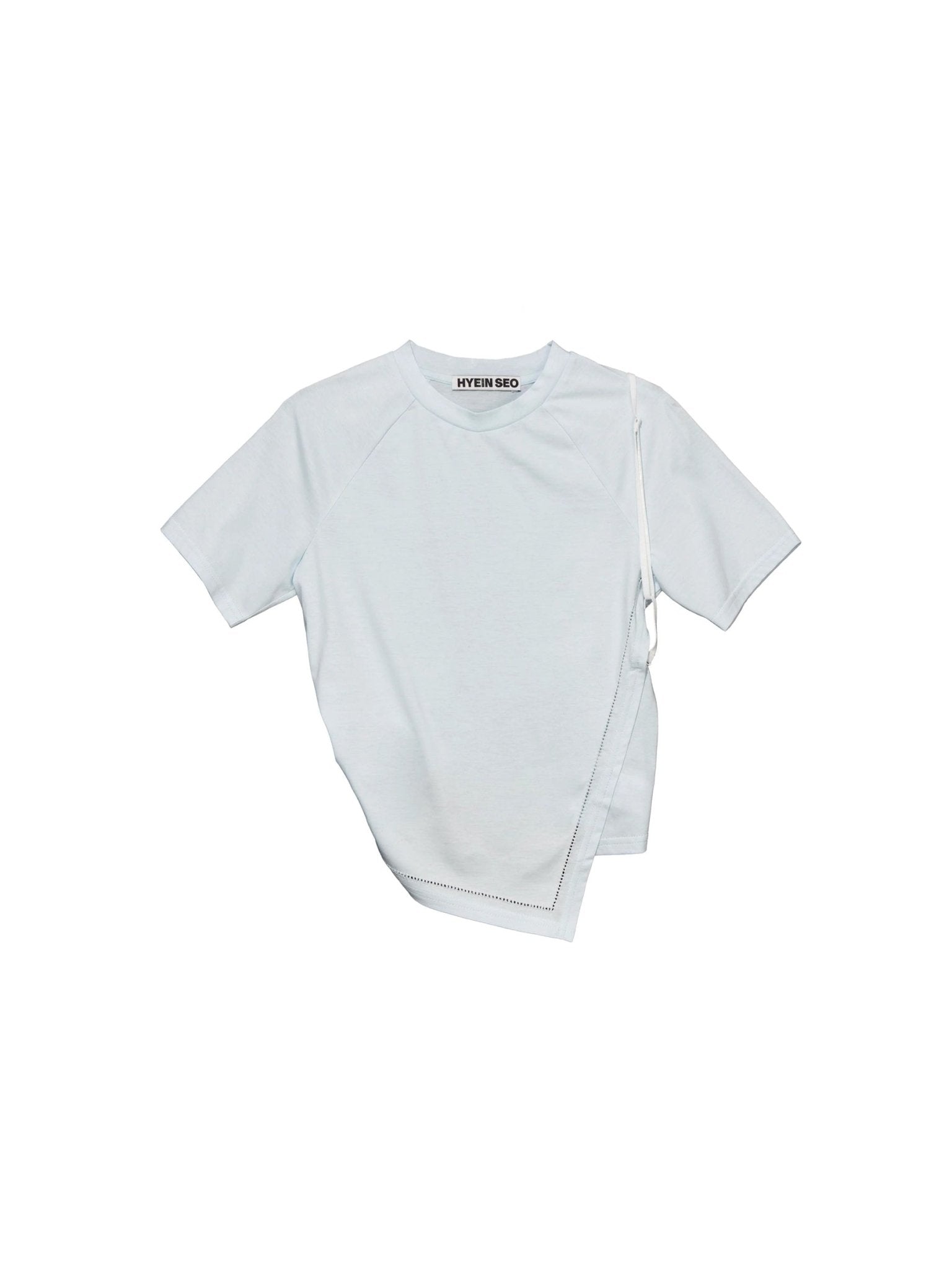 HYEIN SEO 헴스티스 크롭 탑 SS25 하늘색