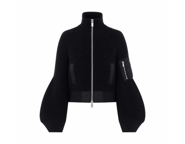 SACAI 니트 블루종