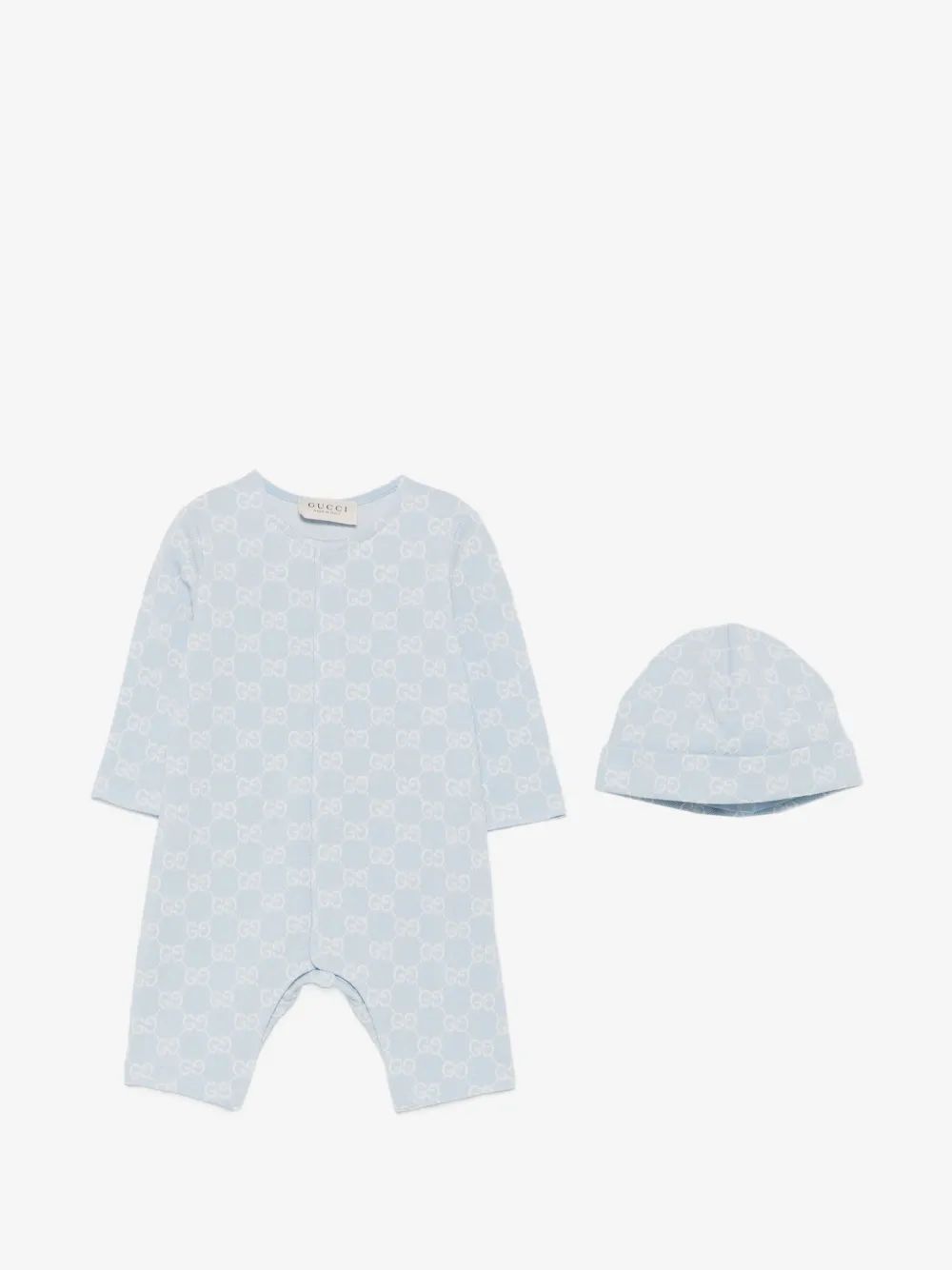 Gucci Kids GG 수프림 베이비그로우 세트