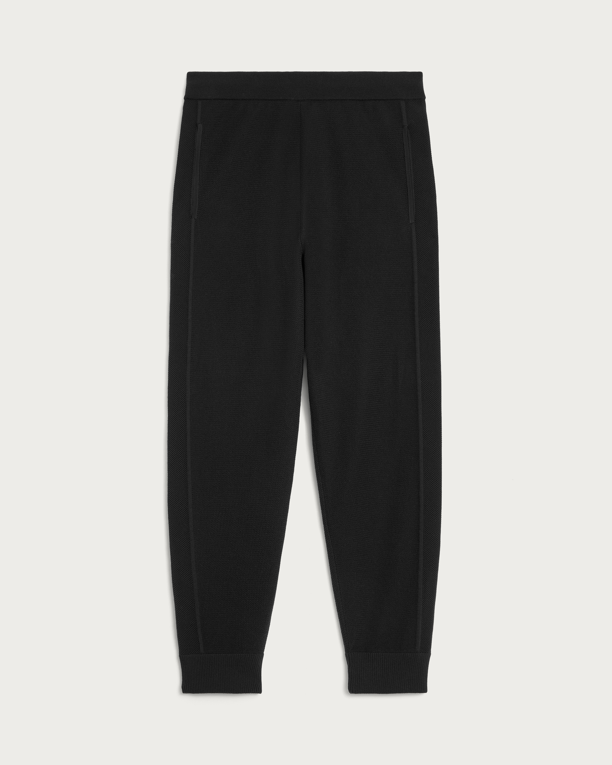 BERLUTI 레더 디테일 조거팬츠