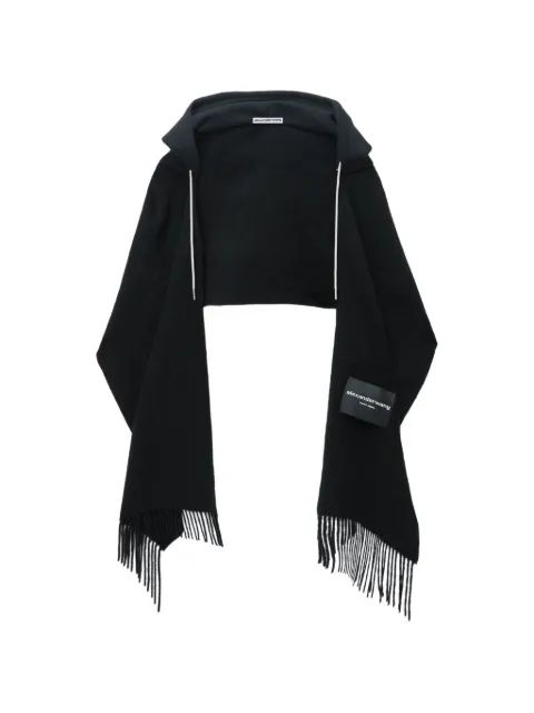 ALEXANDER WANG 스카프 후드티 리본 장식