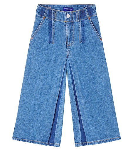 Scotch & Soda Kids 웨이브 와이드레그 진
