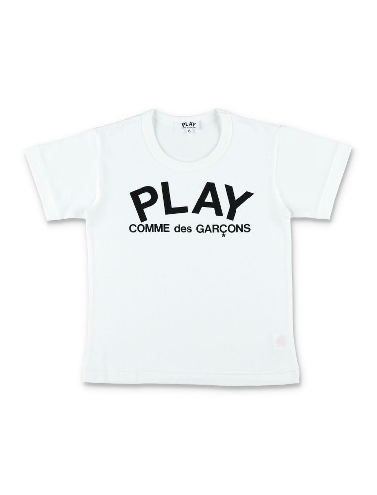 Comme Des Garçons Play Kids 꼼데가르송 플레이 키즈 로고 프린트 티셔츠