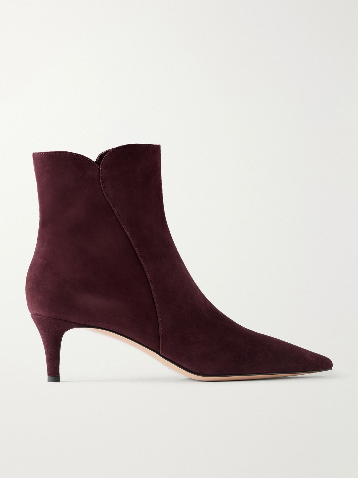 GIANVITO ROSSI 레비 55 스웨이드 앵클부츠