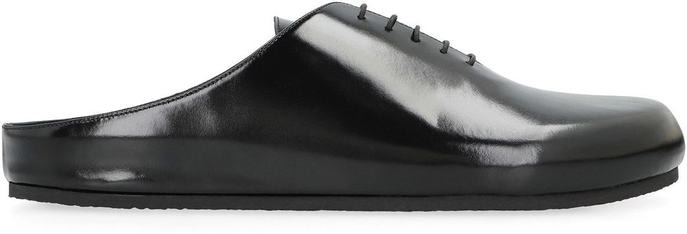 JACQUEMUS 더비 가죽 뮬