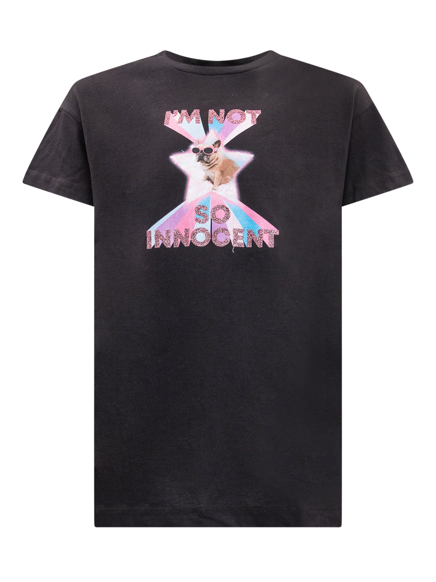 Chiara Ferragni Kids 스탬프 프린트 키즈 미니 티셔츠