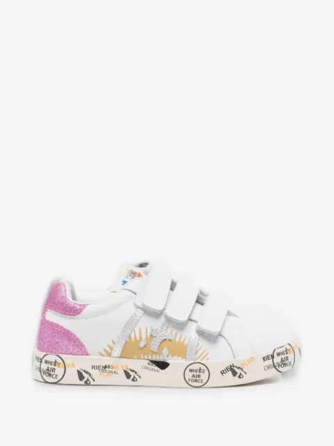 Premiata Kids 앤디 터치 스트랩 스니커즈
