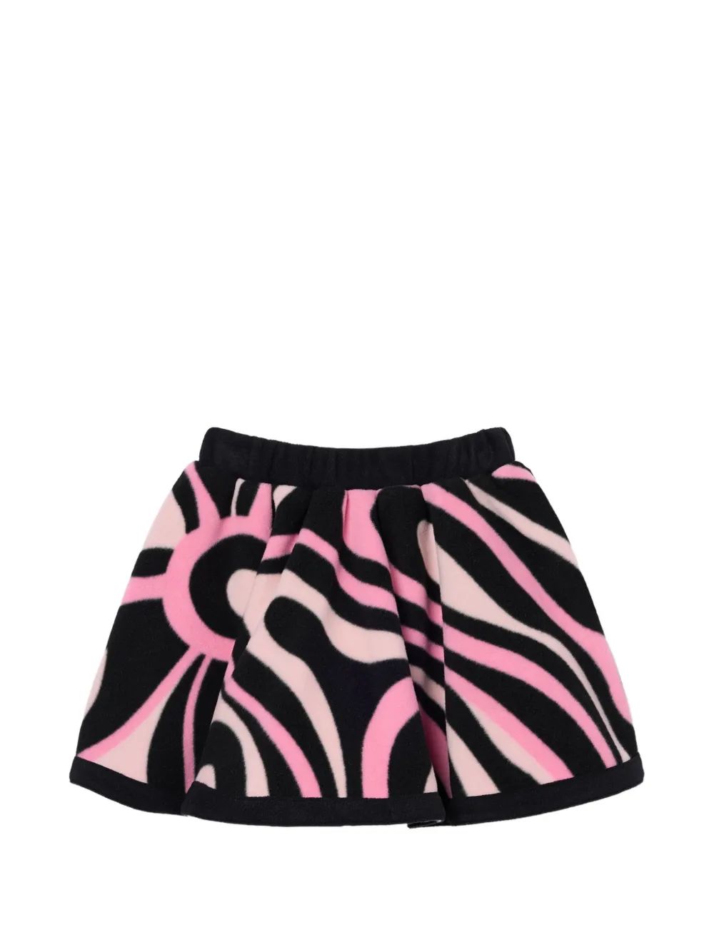 PUCCI KIDS 마르모 프린트 플리스 미니 스커트
