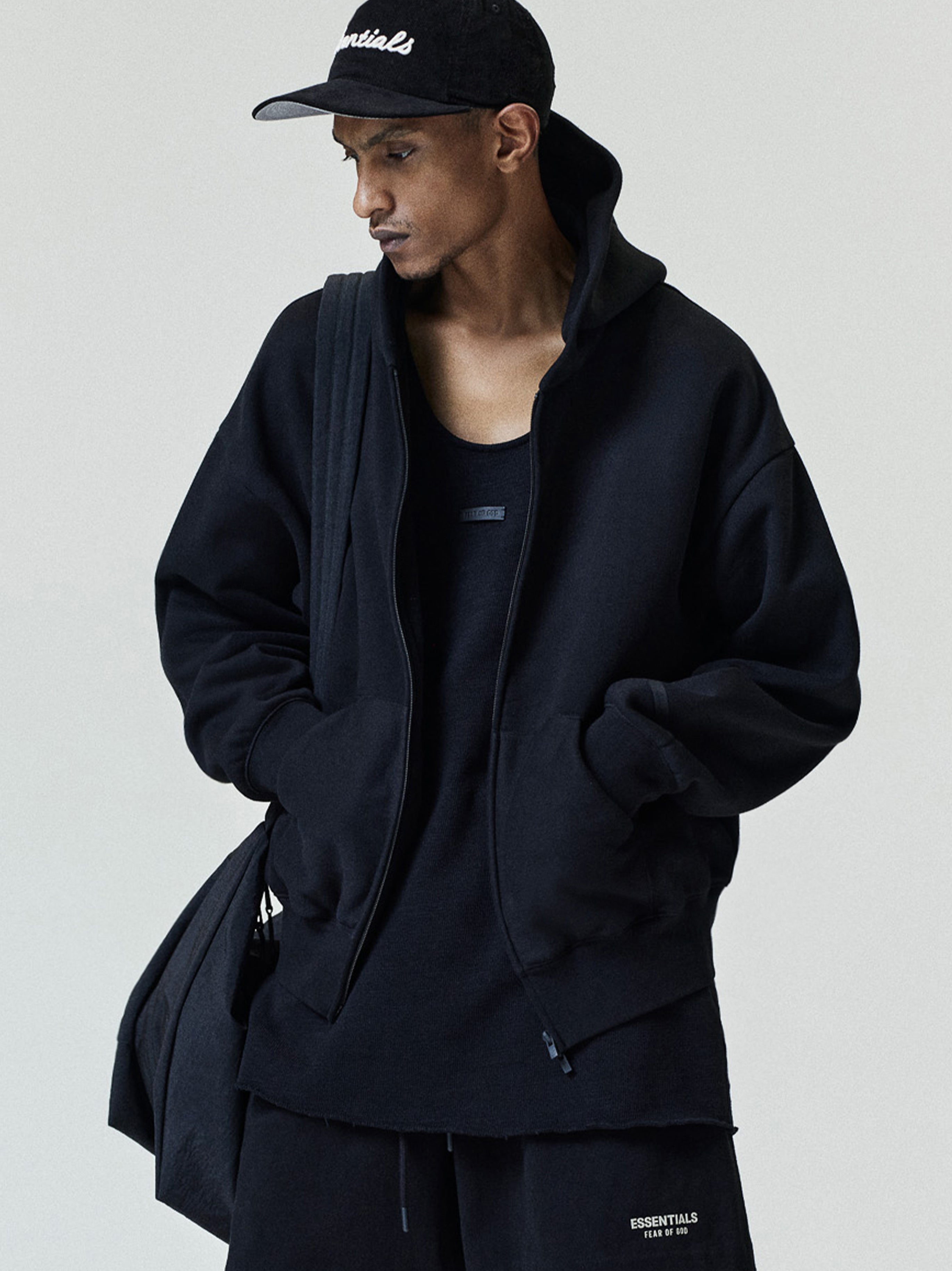 ESSENTIALS 에센셜 FW26 클래식 집업 후드