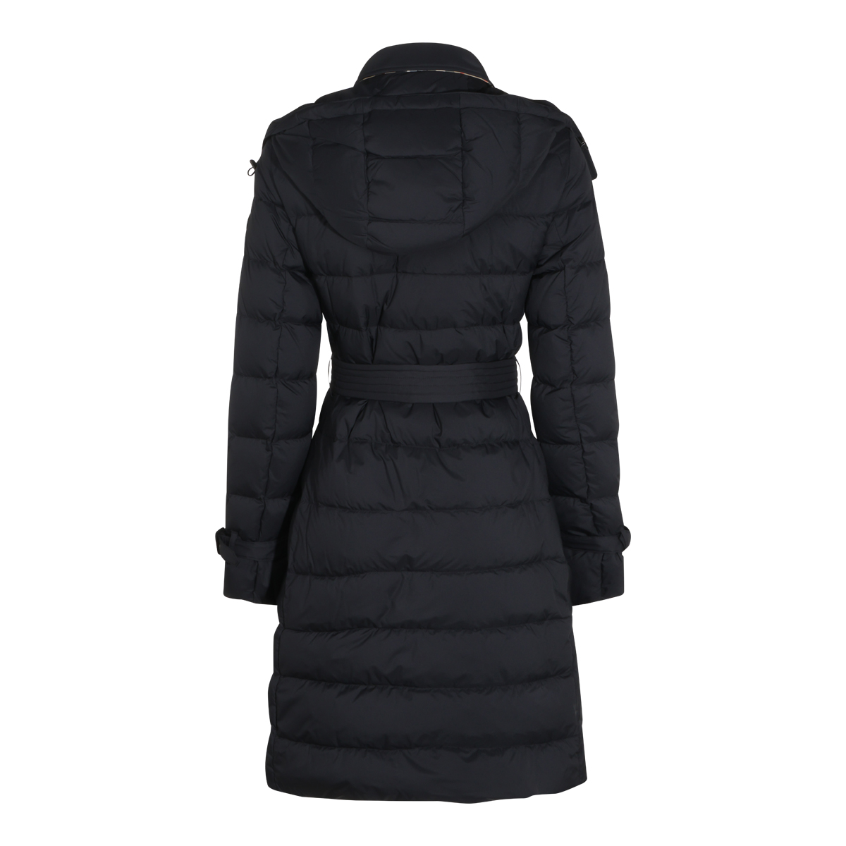 BURBERRY 블랙 오들리 나일론 퍼프 코트