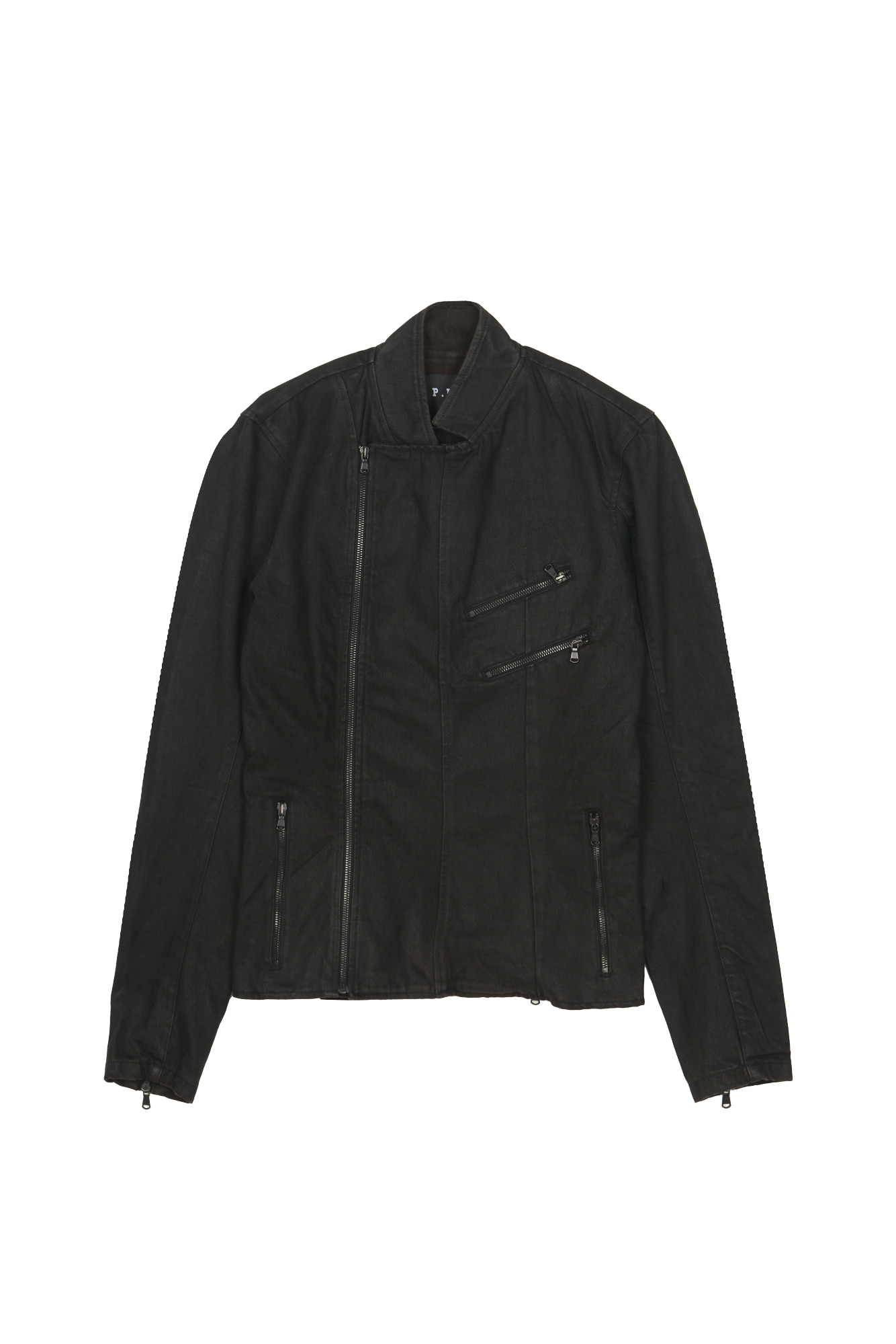P.L.N. Coated Biker Jacket