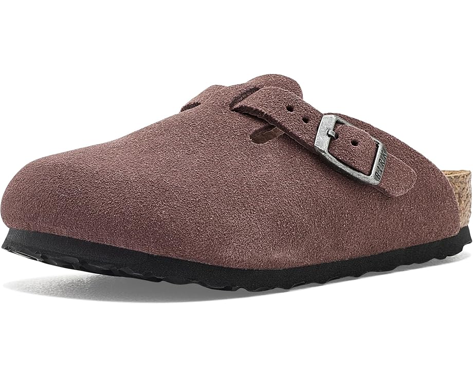 Birkenstock Kids 보스턴 스웨이드 (유아/어린이/대아동)