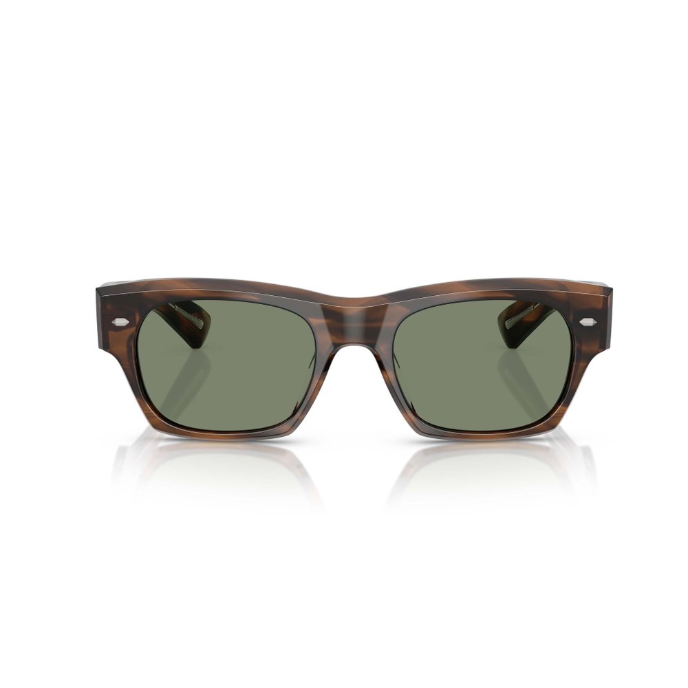 oliver peoples 직사각형 아세테이트 선글라스