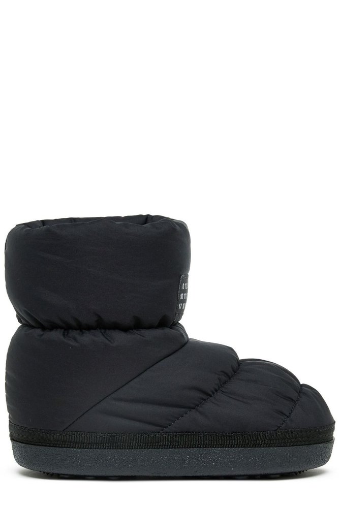 MM6 Maison Margiela Kids 넘버스 패치 앵클 부츠