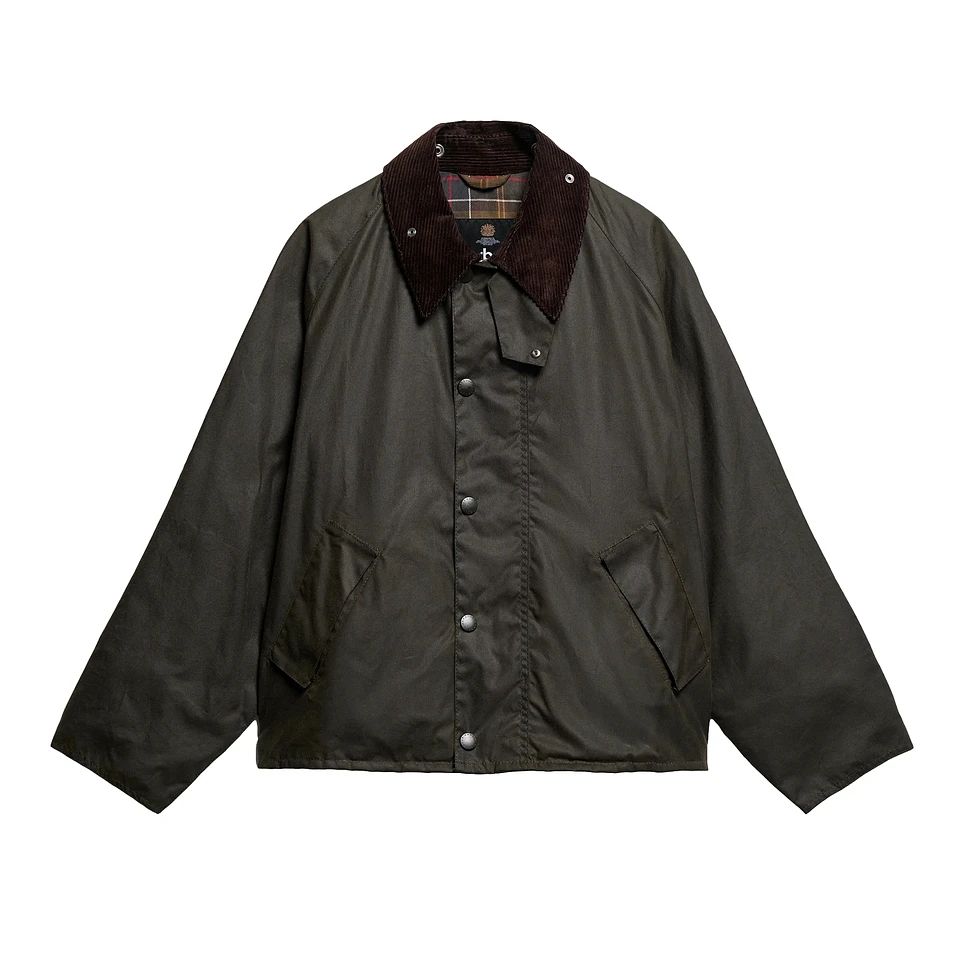 BARBOUR OS 트랜스포트 왁스 자켓