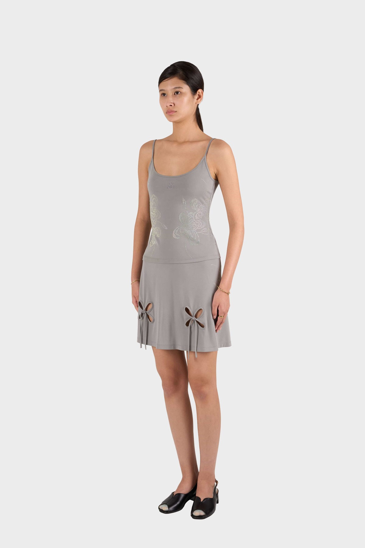 J.Kim J.Kim Crystal Petal Mini Skirt