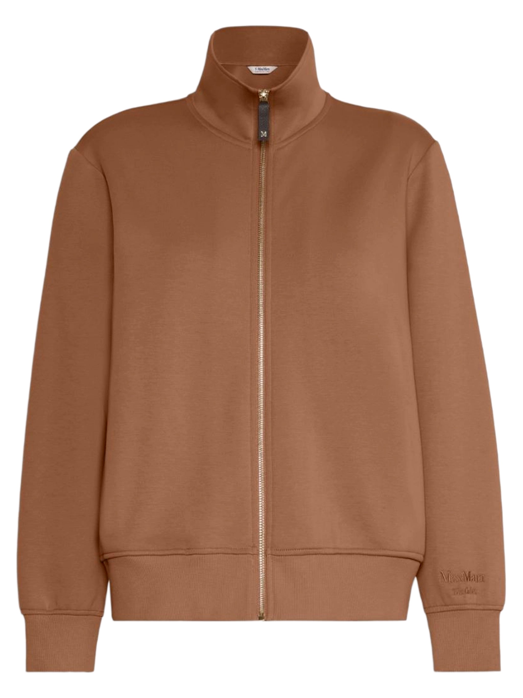 S Max Mara 맥스마라 레귤러 핏 하이넥 집업 스웨터