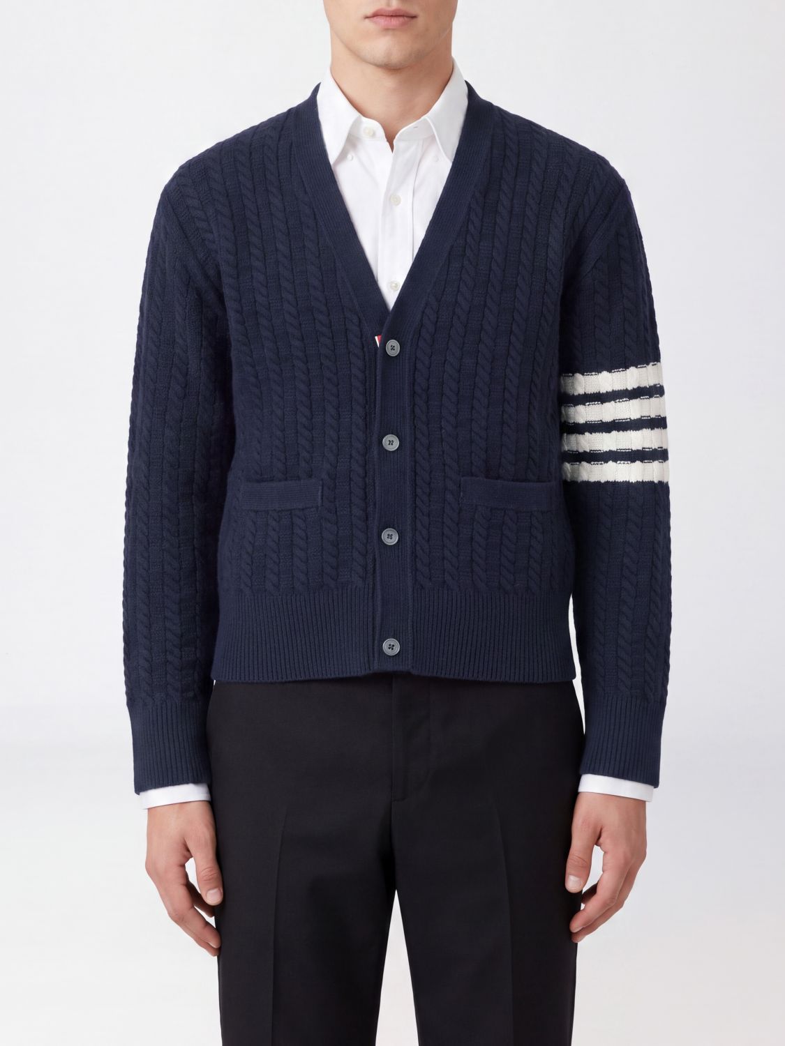THOM BROWNE 스웨터 남성 톰 브라운
