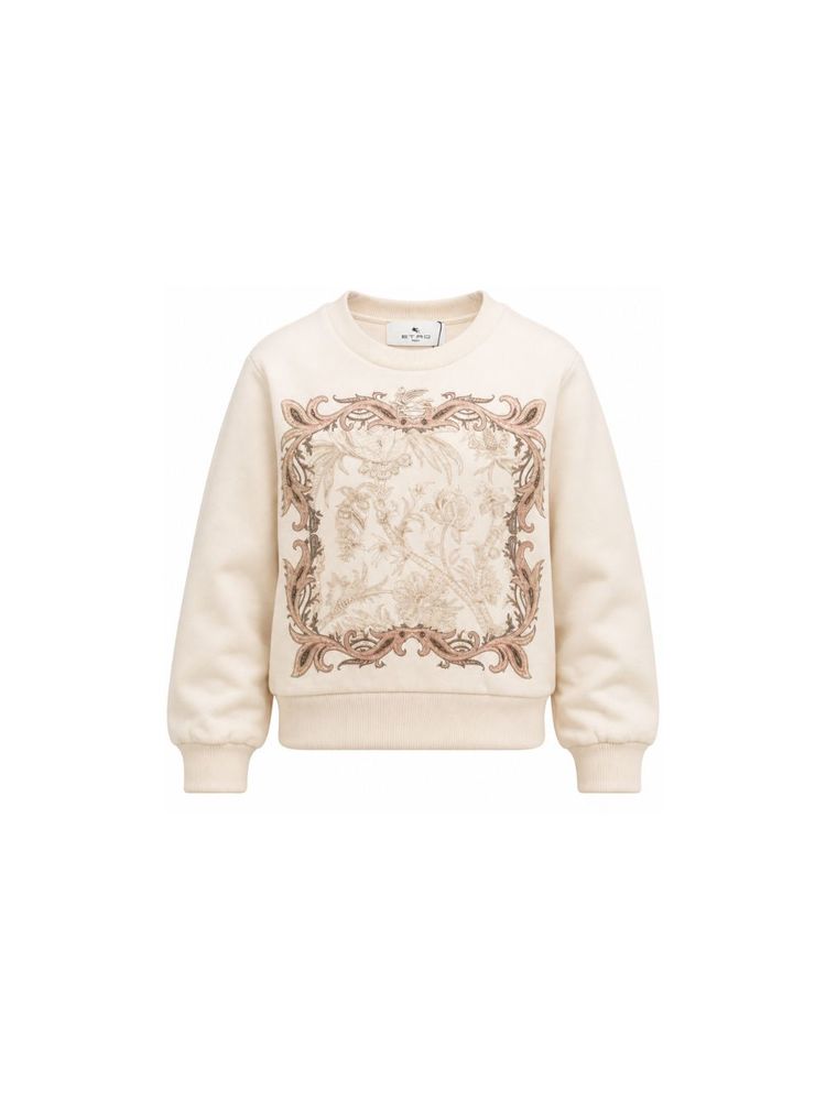 ETRO KIDS 페이즐리 프린트 크루넥 맨투맨