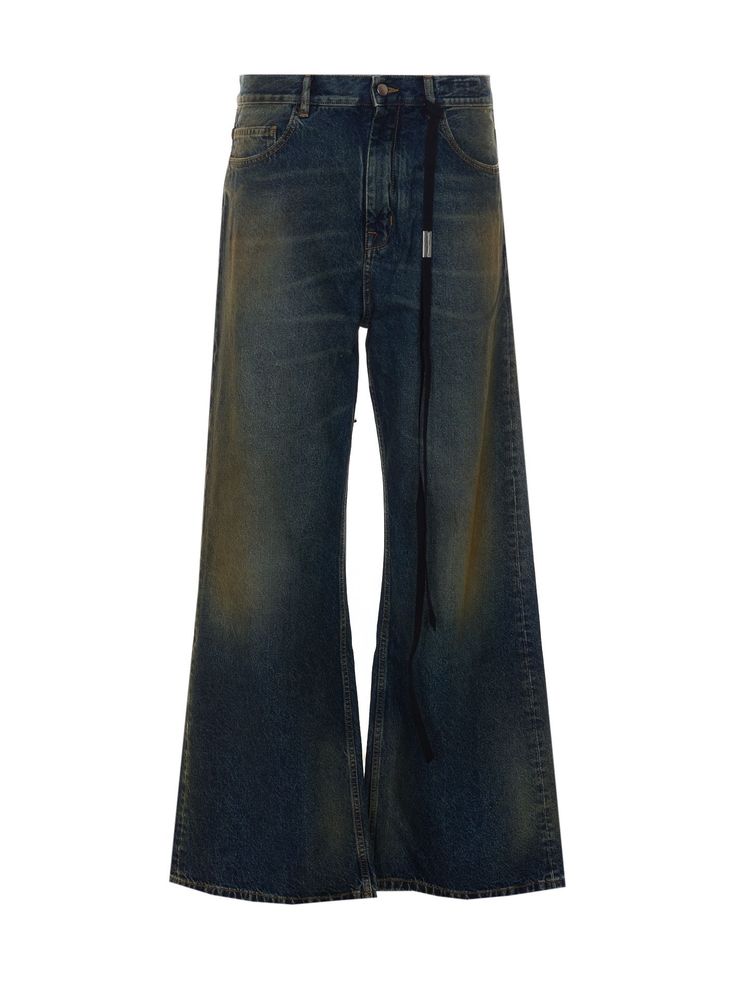 Ann Demeulemeester 와이드 레그 진