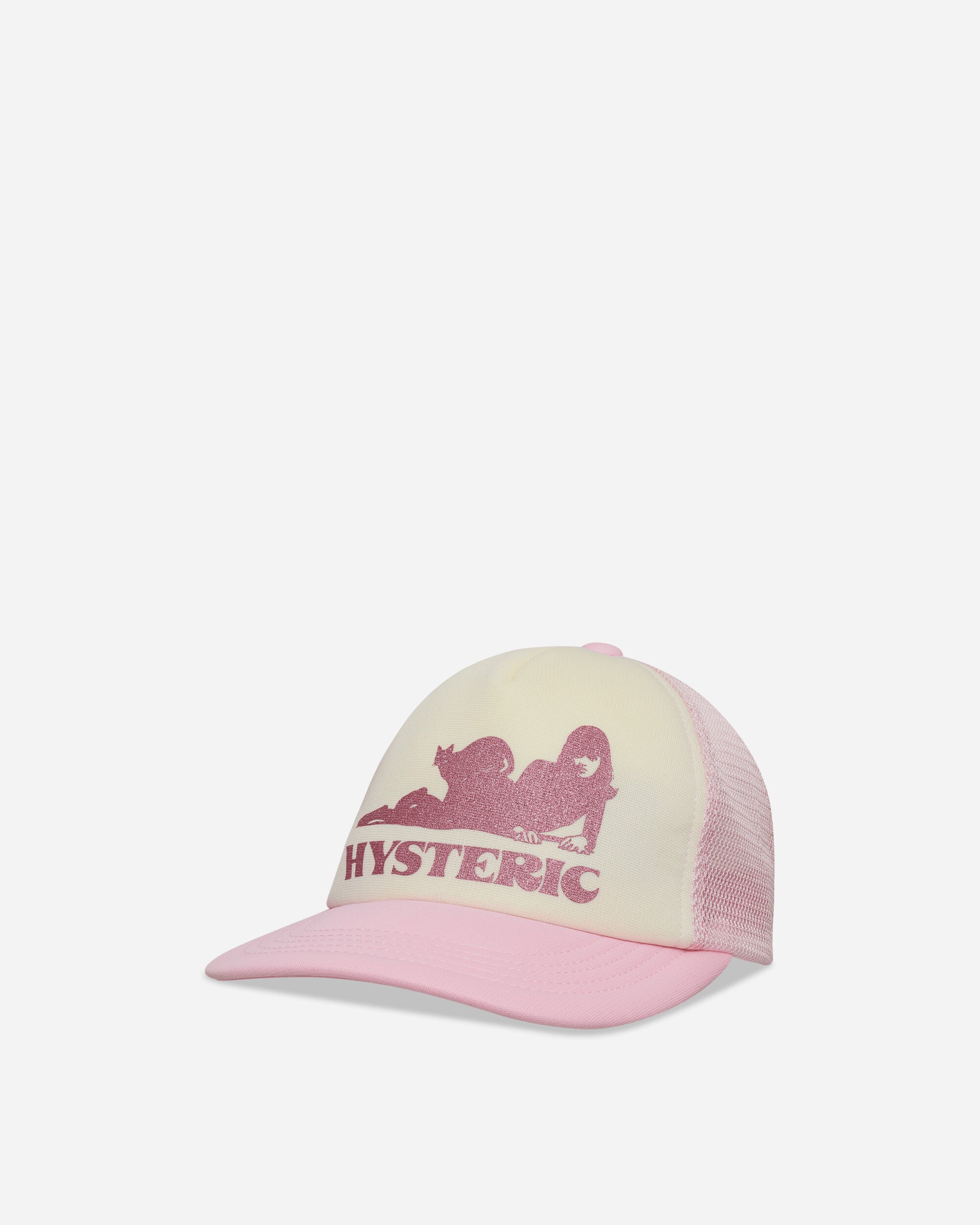 HYSTERIC GLAMOUR 블랙 캣 우먼 메쉬 캡
