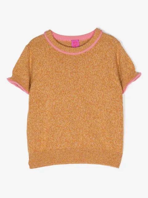 Cashmere in Love Kids 브라이튼 코튼 블렌드 니트 티셔츠