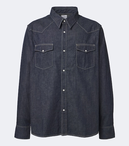 Visvim 소셜 스컬프처 데님 셔츠