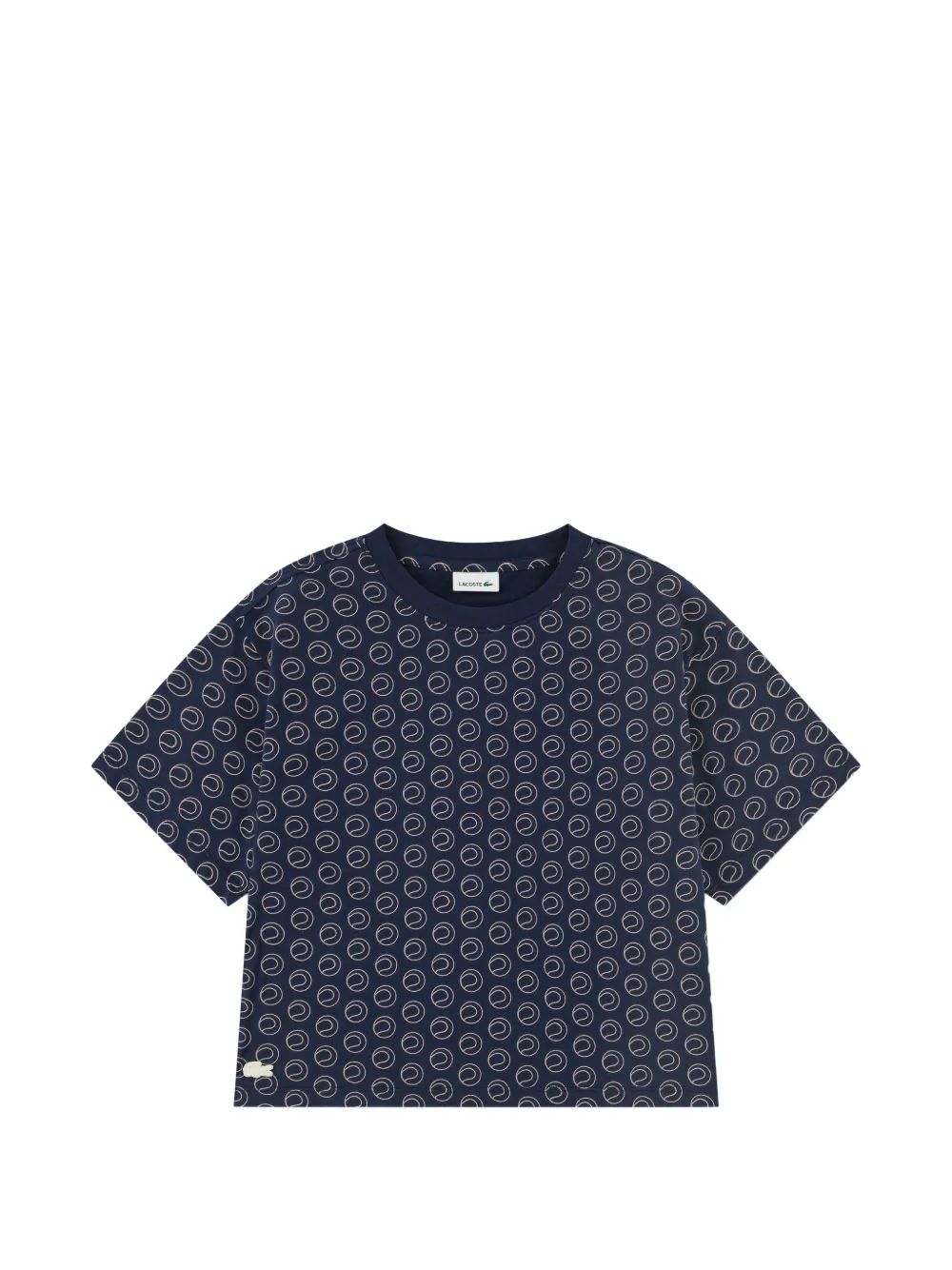 Lacoste Kids 테니스공 프린트 티셔츠