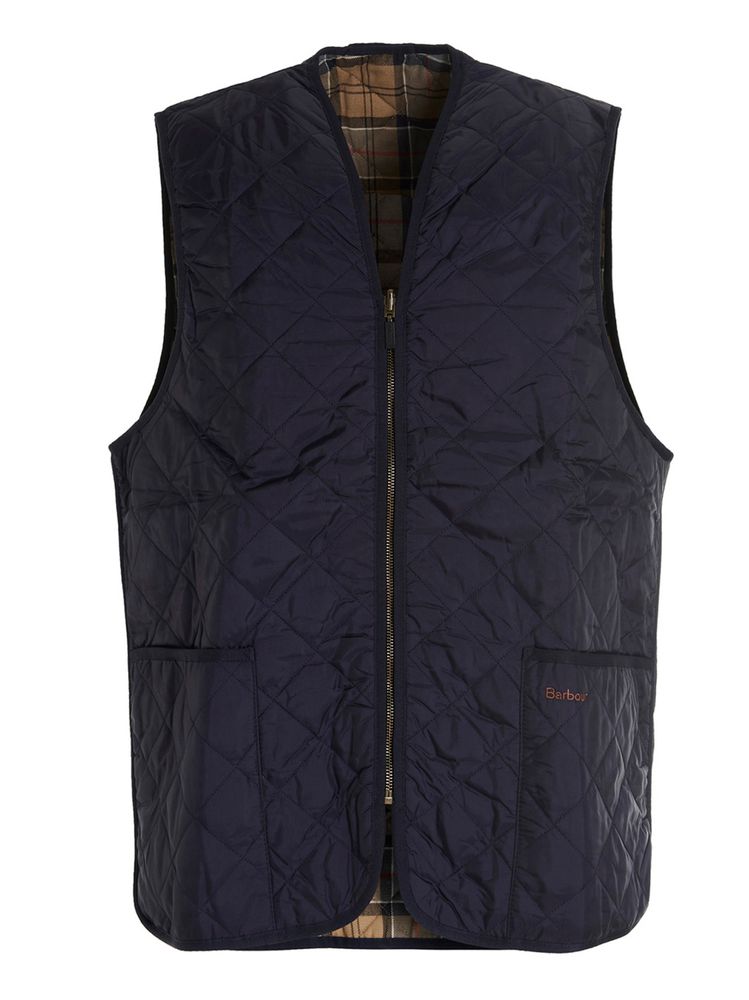 BARBOUR 퀼팅 집업 조끼