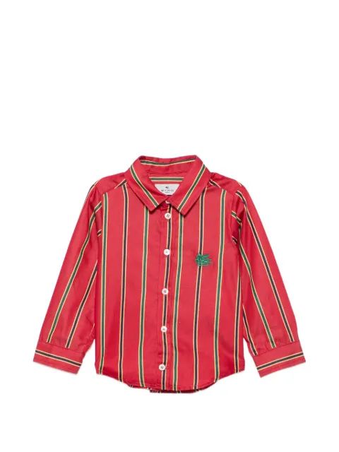 ETRO KIDS 페가소 스트라이프 셔츠