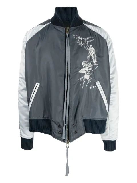 GREG LAUREN 자수 봄버 자켓