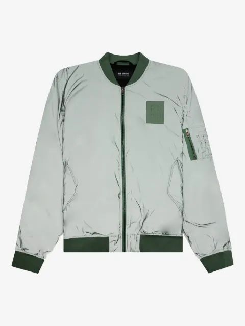 RAF SIMONS 로고 패치 봄버 자켓