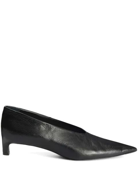 JIL SANDER 레더 펌프스