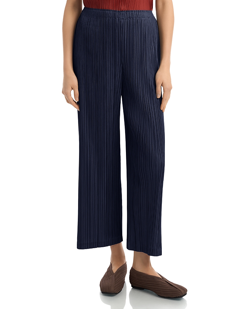 PLEATS PLEASE 두꺼운 바텀 2 팬츠