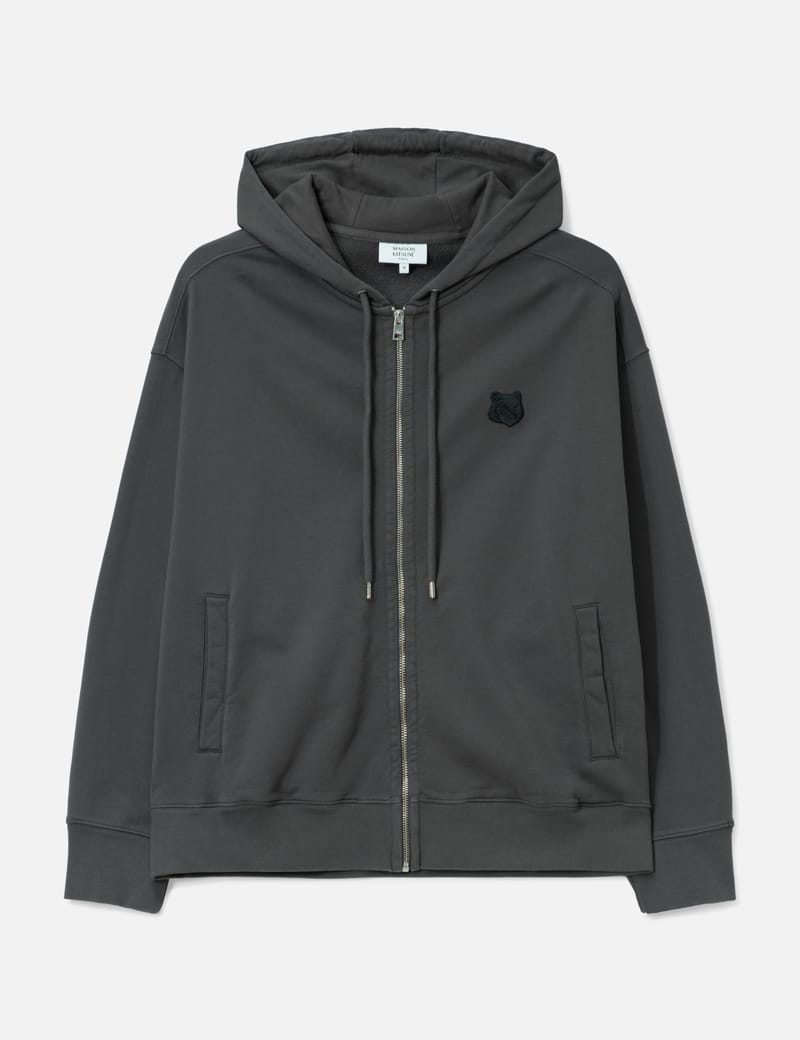 MAISON KITSUNÉ 폭스 헤드 집업 오버사이즈 후드티