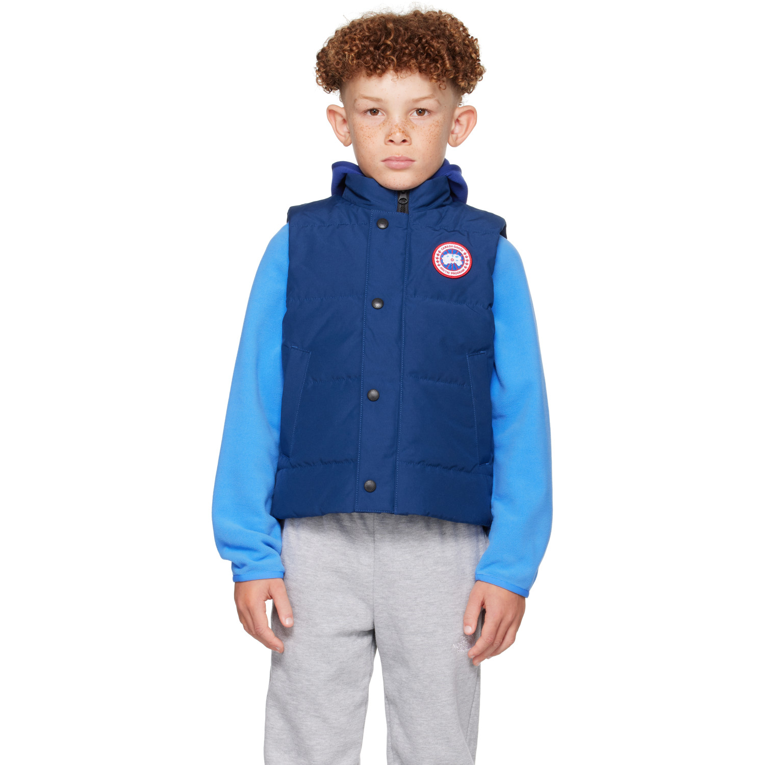 Canada Goose Kids 리틀 키즈 바니 다운 베스트