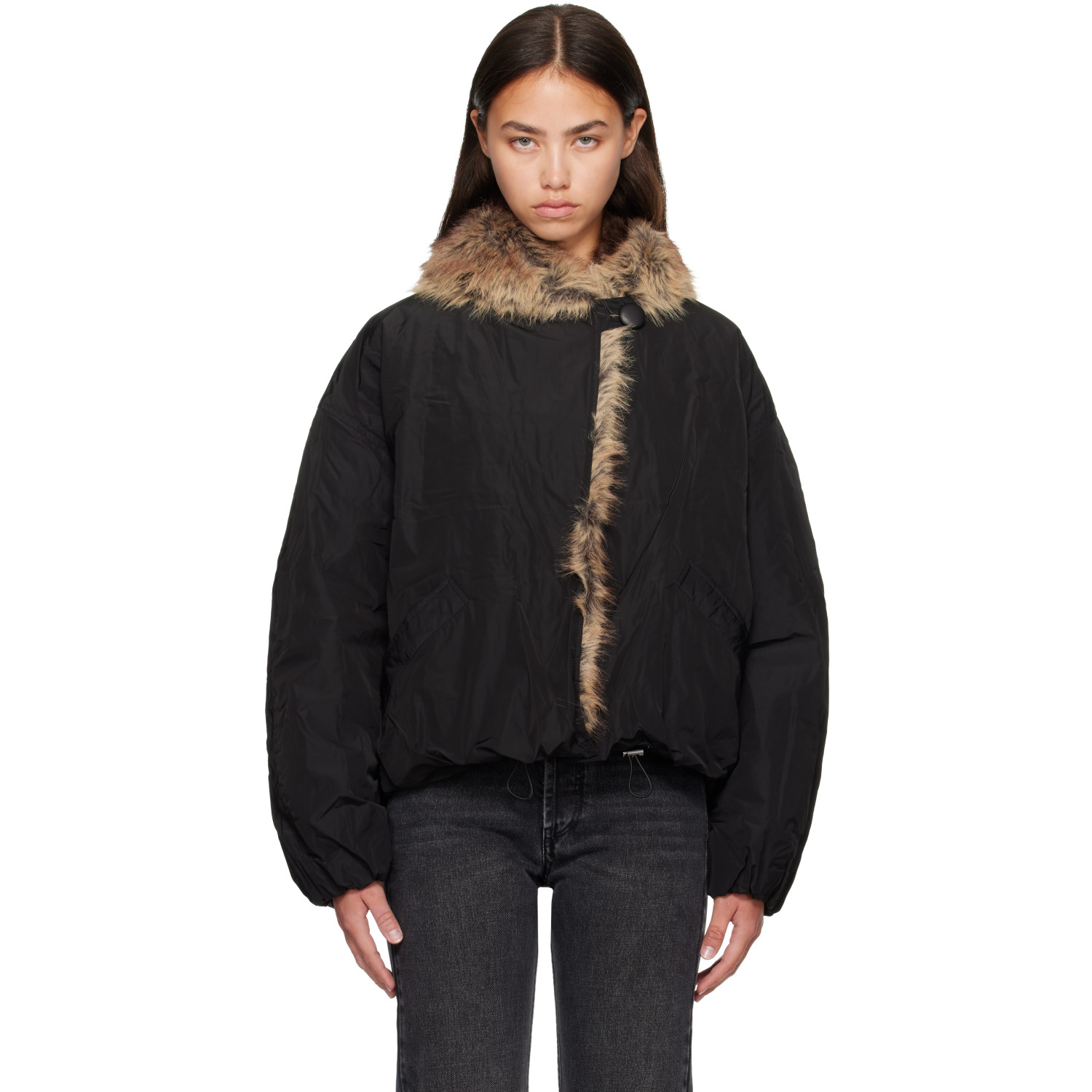 ISABEL MARANT 블랙 샤론 패딩 자켓