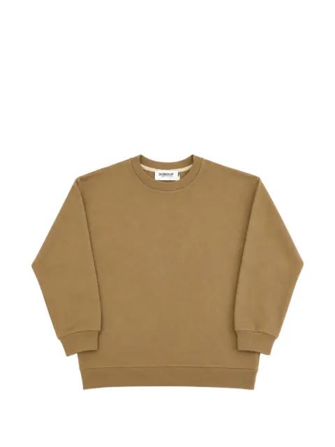 DONDUP KIDS 로고 플라크 크루넥 맨투맨