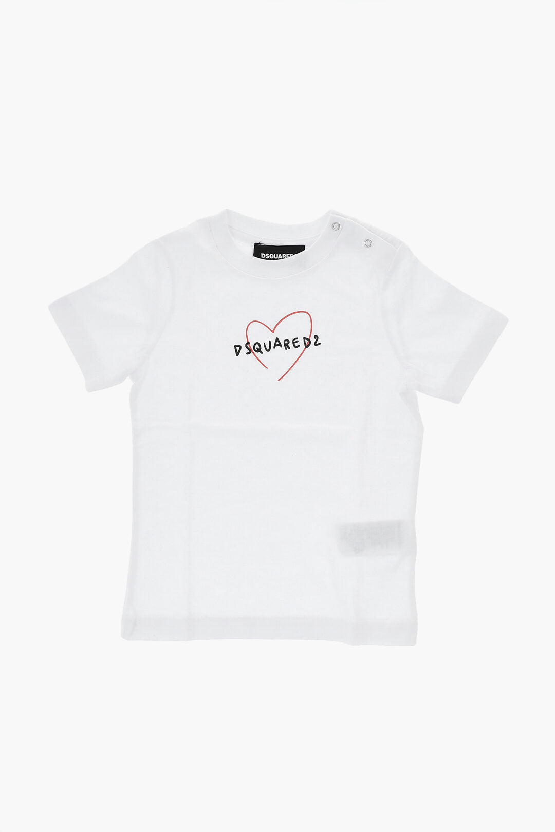 Dsquared 2 kids 면 프린트 크루넥 티셔츠
