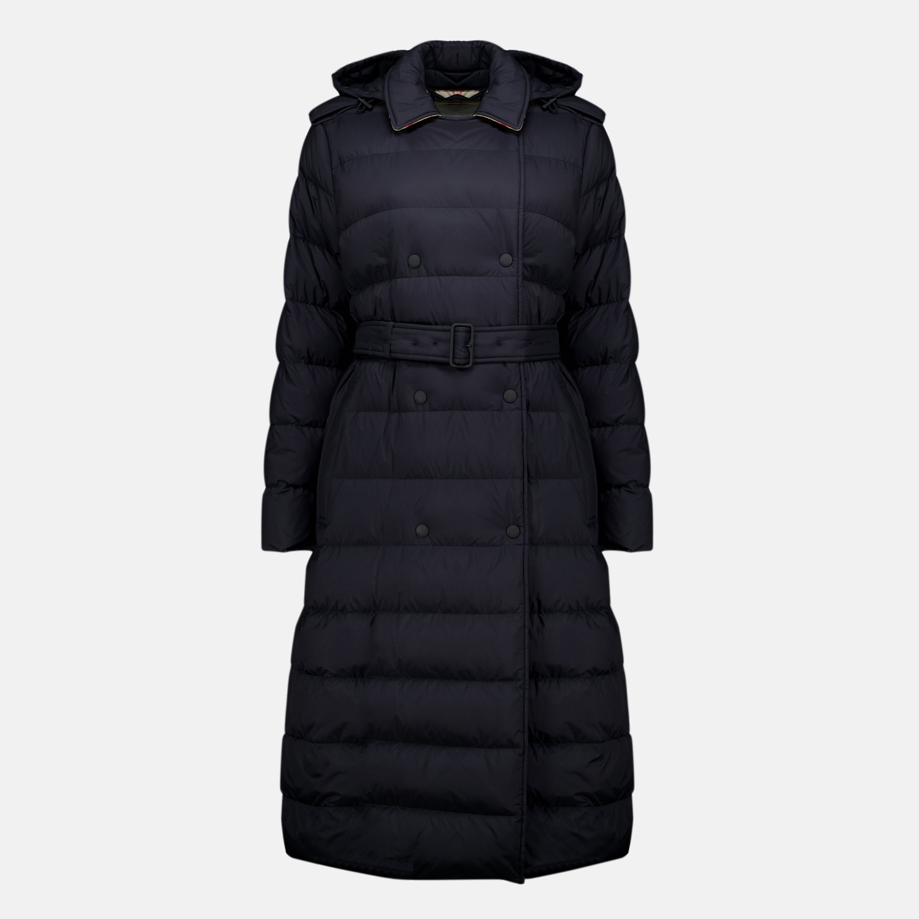 BURBERRY 롱 나일론 퍼퍼 자켓