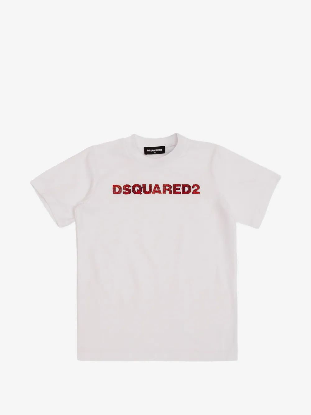 Dsquared 2 kids 로고 자수 티셔츠