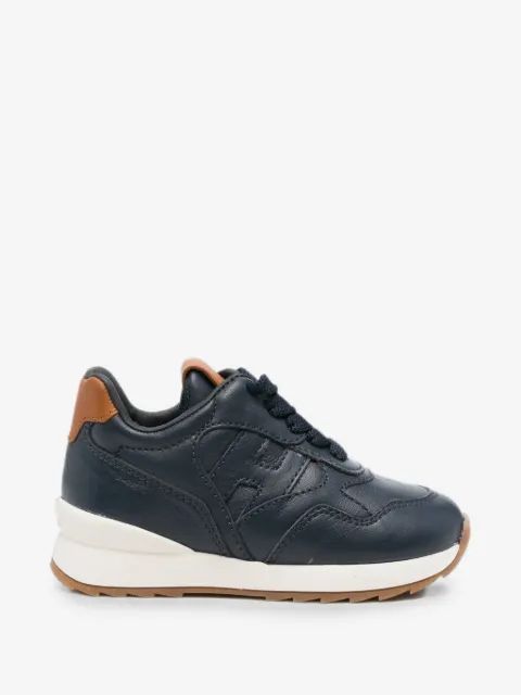 Hogan Kids 로고 패치 스니커즈